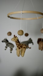 Babymobil safari-djur