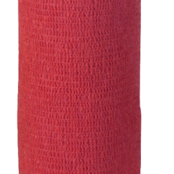 Självhäftande Bandage 10cmx4,5m, Röd