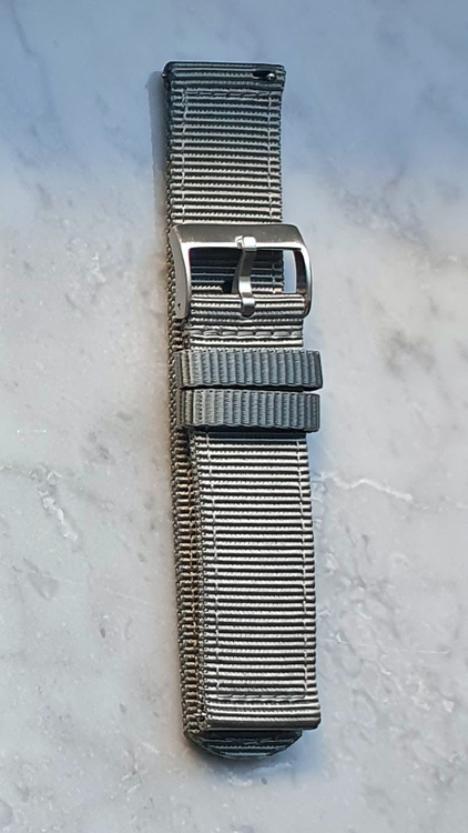 Silver/Grå Textil Armband - JrB Watch Produkter till Seiko mods här i  Sverige. Designa egen klocka