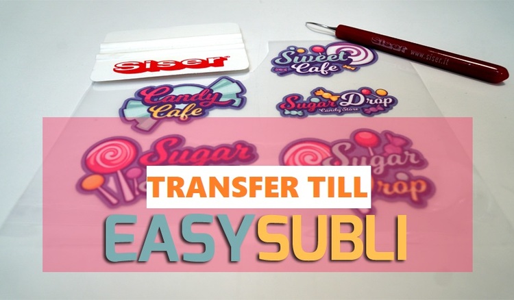 Siser TTD Special, transfer Easy Subli A4