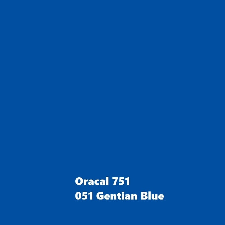 Oracal 751, Gentian Blå