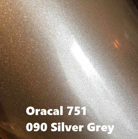 Oracal 751, Silvergrå Metallic