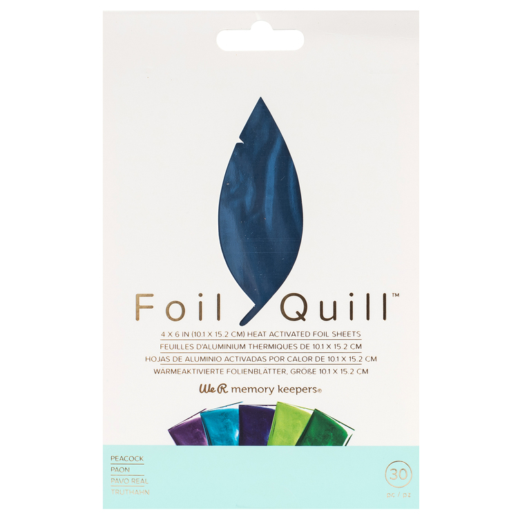 Foil Quill Sheet-pack, Peacock
