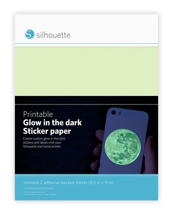 Silhouette Sticker Glow in the dark