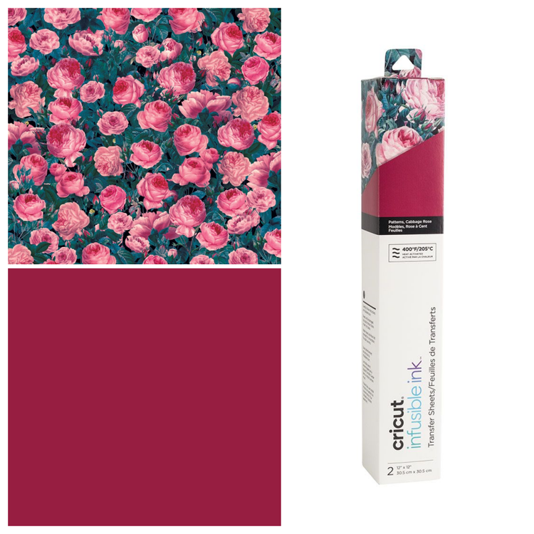 Infusible Ink Transfer Sheet 2-pack, Cabbage Rose
