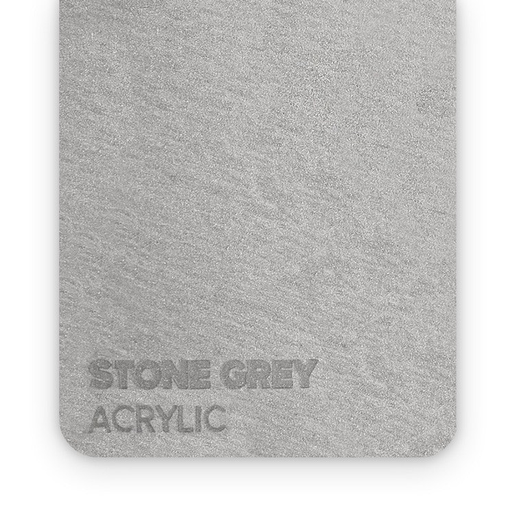 Akryl STONE Grå ZOOM