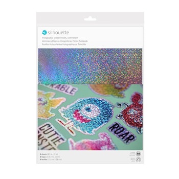 Silhouette Stickers Holographic Dots