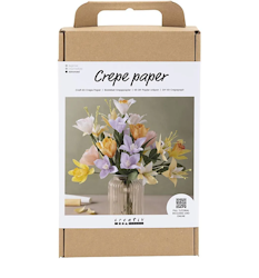 DIY-kit Crepeblommor