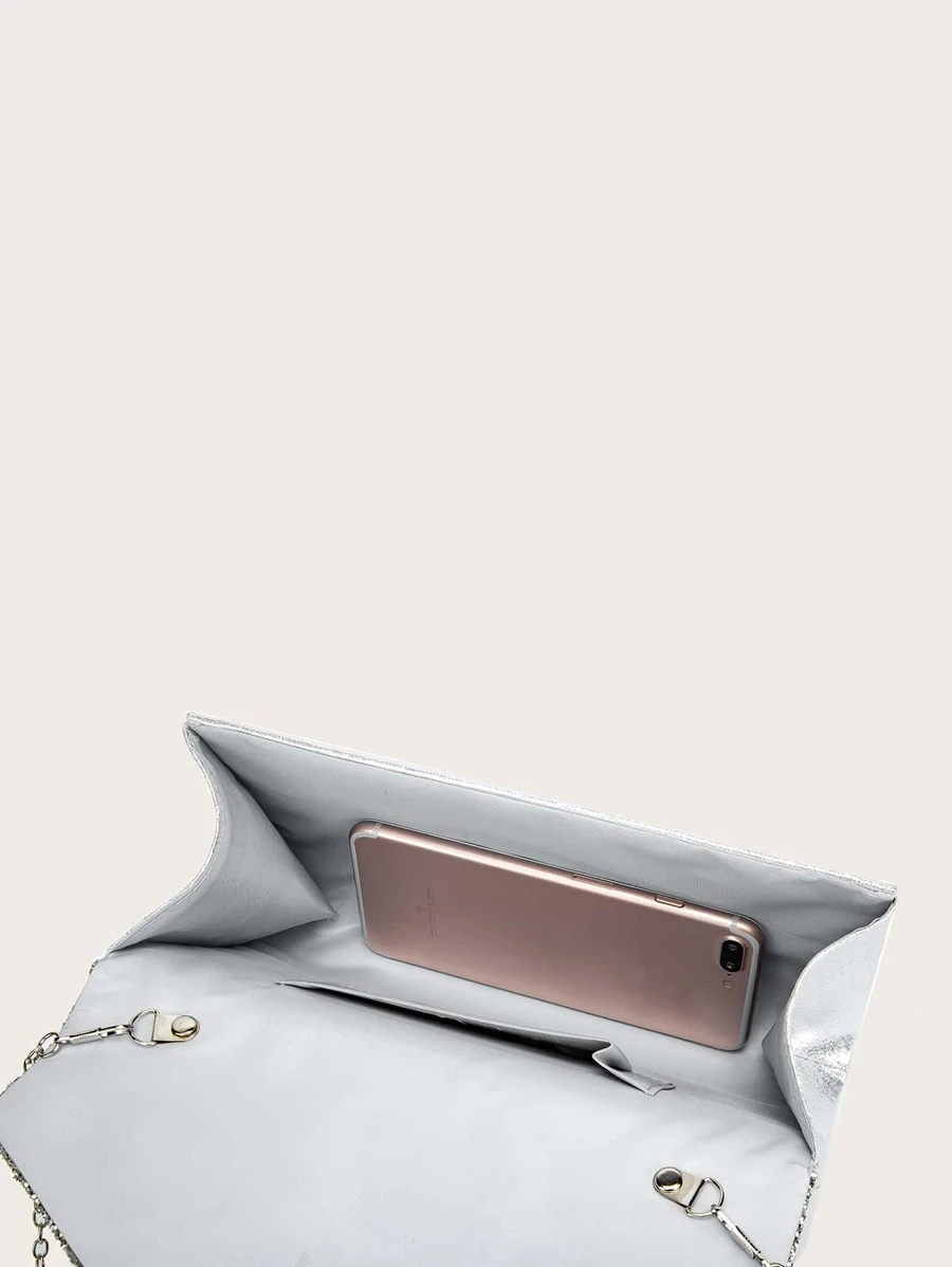 Kopia Glitter Decor Chain Evening Bag