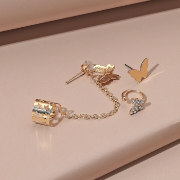 Kopia 3pcs Butterfly Decor Earrings Set
