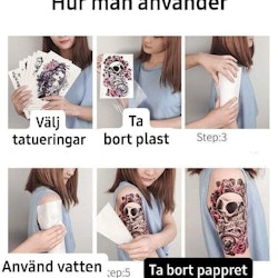 Iriseva cute 3d-tatueringar