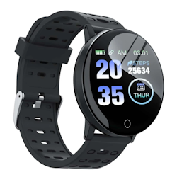 Heart Rate Monitoring Round Smart Watch