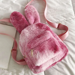 Rabbit Ear Decor Fluffy Classic Backpack