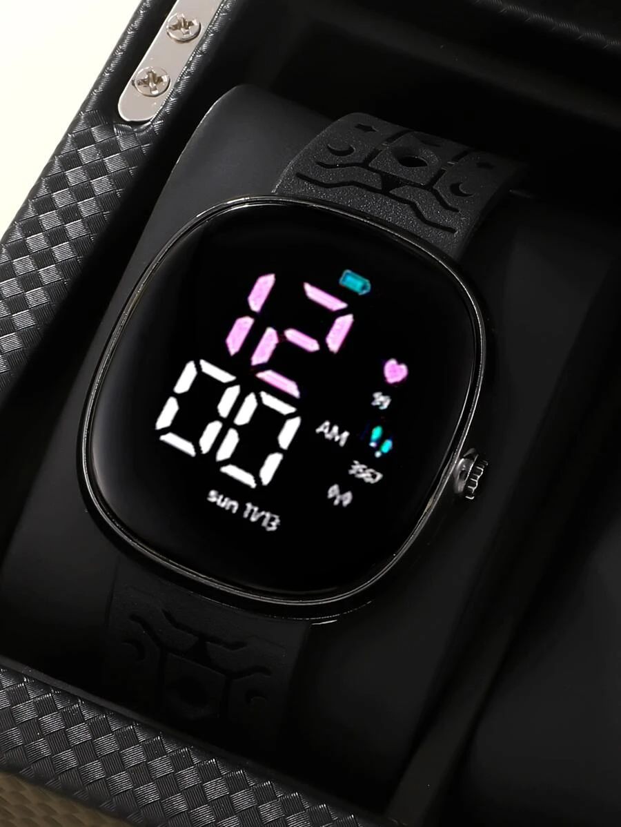Sports Square Electronic Watch