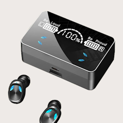 Digital Display Wireless Earphone Compatible With Bluetooth