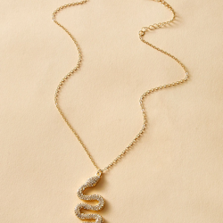 Serpentine Charm Necklace 1pc