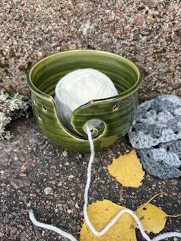 Garnskål