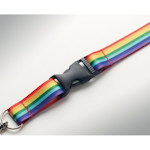 Nyckelband RPET i regnbågsfärger