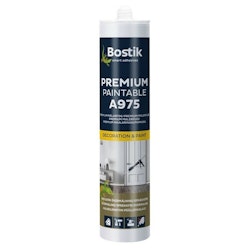 Bostik A975 Premium Paintable Vit Akryltätningsmassa 300ml