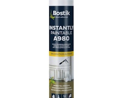 Bostik A980 Instantly Paintable Vit Akryltätningsmassa 300ml