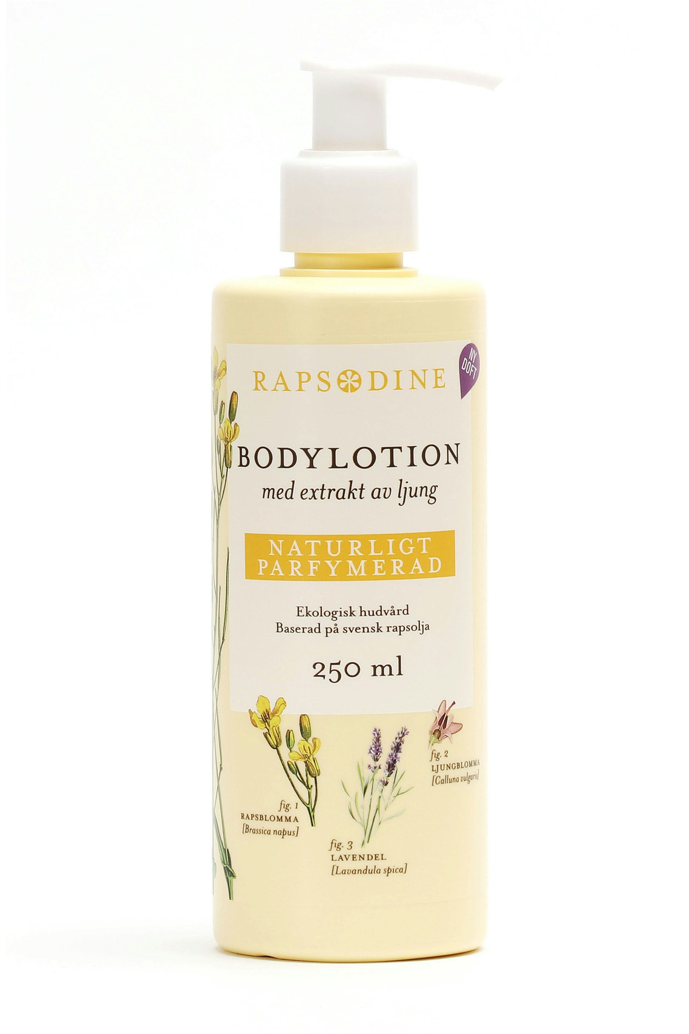 Rapsodine, Bodylotion, Lavendel, 250 ml.