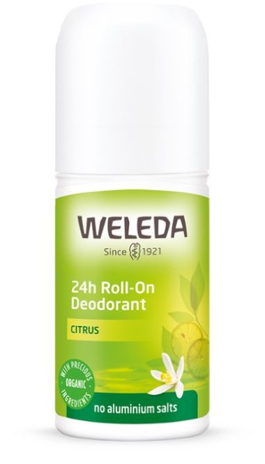 WELEDA, Citrus 24h Roll-On Deodorant, 50ml.