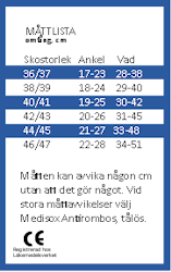 Medisox, TREND Jeans, stödstrumpa Svart/natur