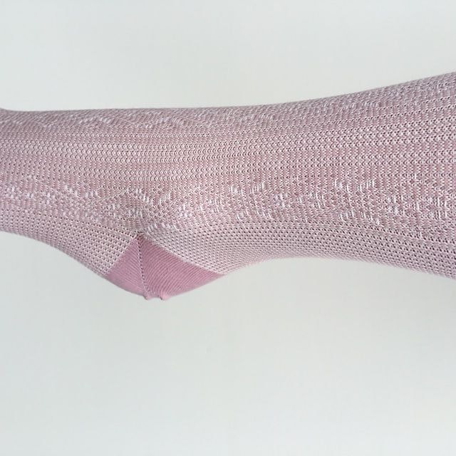 Medisox, TREND Stjärna, STRUMPOR DAM, stödstrumpa Dimrosa/natur