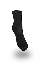 Medisox, PROSOX ankel, bomull tunn sula, Dam och Herr, Svart