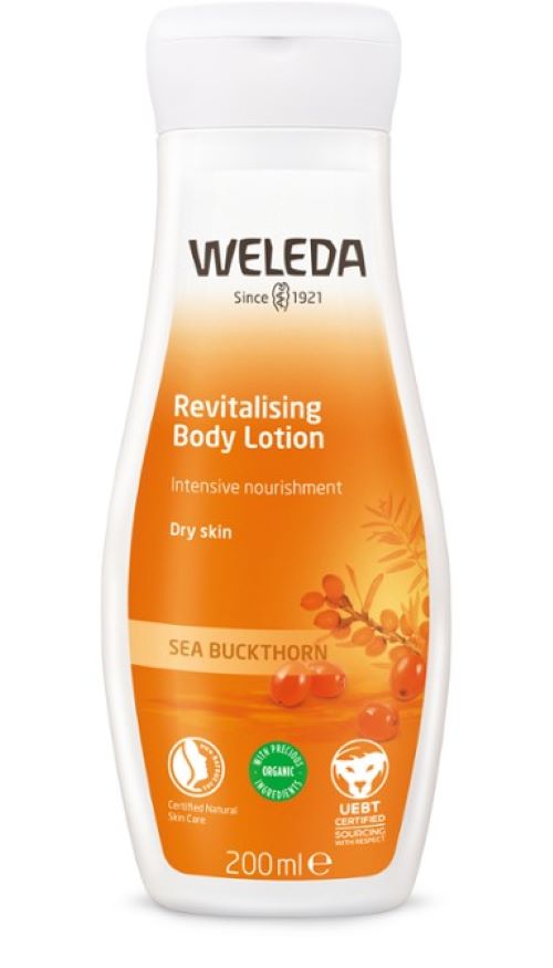 WELEDA, Sea Buckthorne, Revitalising Body Lotion 200 ml