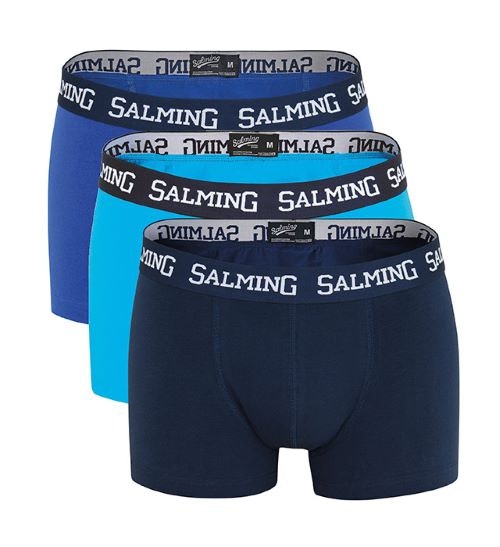 Salming kalsonger i boxermodell 3-pack. Blå/marin/svart
