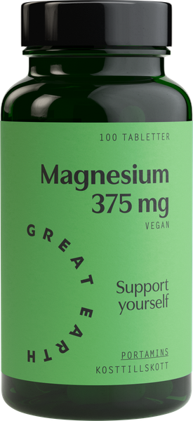 Great Earth, Magnesium 100 Tabletter
