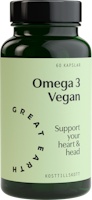 Great Earth, Omega 3 Vegan, 60 kapslar