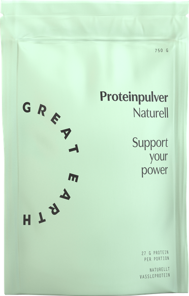 Great Earth, Proteinpulver Naturell, 750 gr