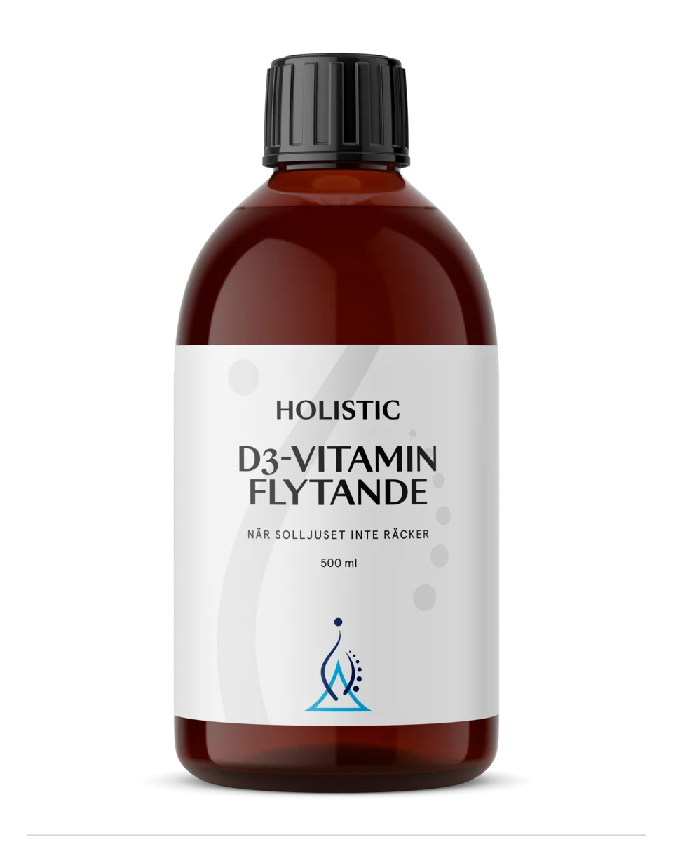 Holistic, D3-VITAMIN FLYTANDE, Bidrar till immunsystemets normala funktion, 500 ML