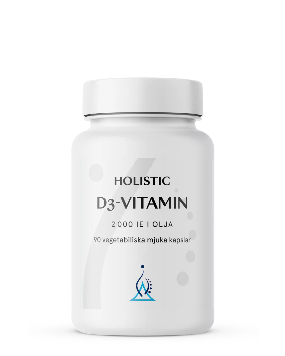 HOLISTIC, D3-VITAMIN I OLJA, 90 KAPSLAR