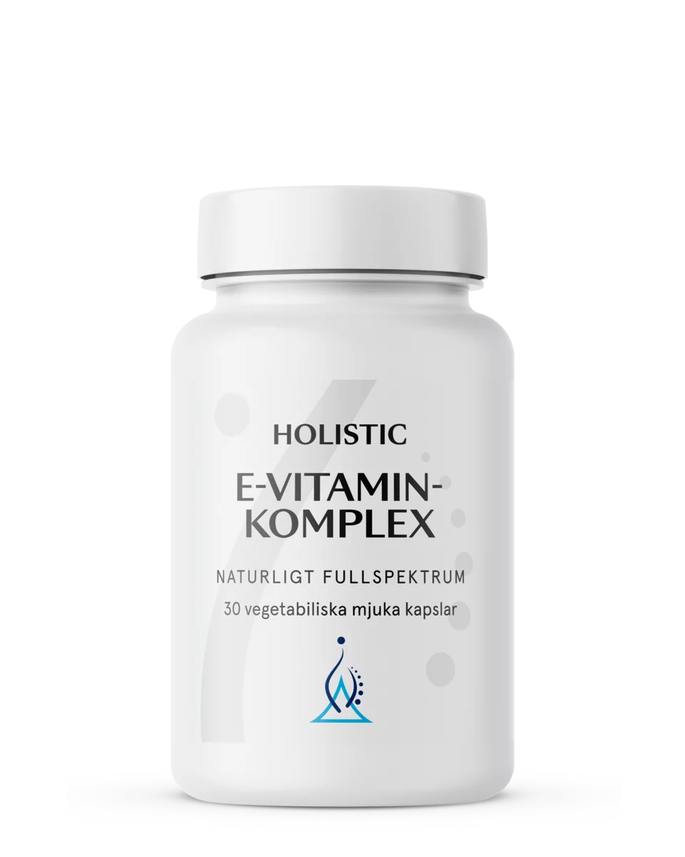 HOLISTIC, E-VITAMINKOMPLEX, 30 KAPSLAR