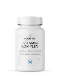 HOLISTIC, E-VITAMINKOMPLEX, 30 KAPSLAR