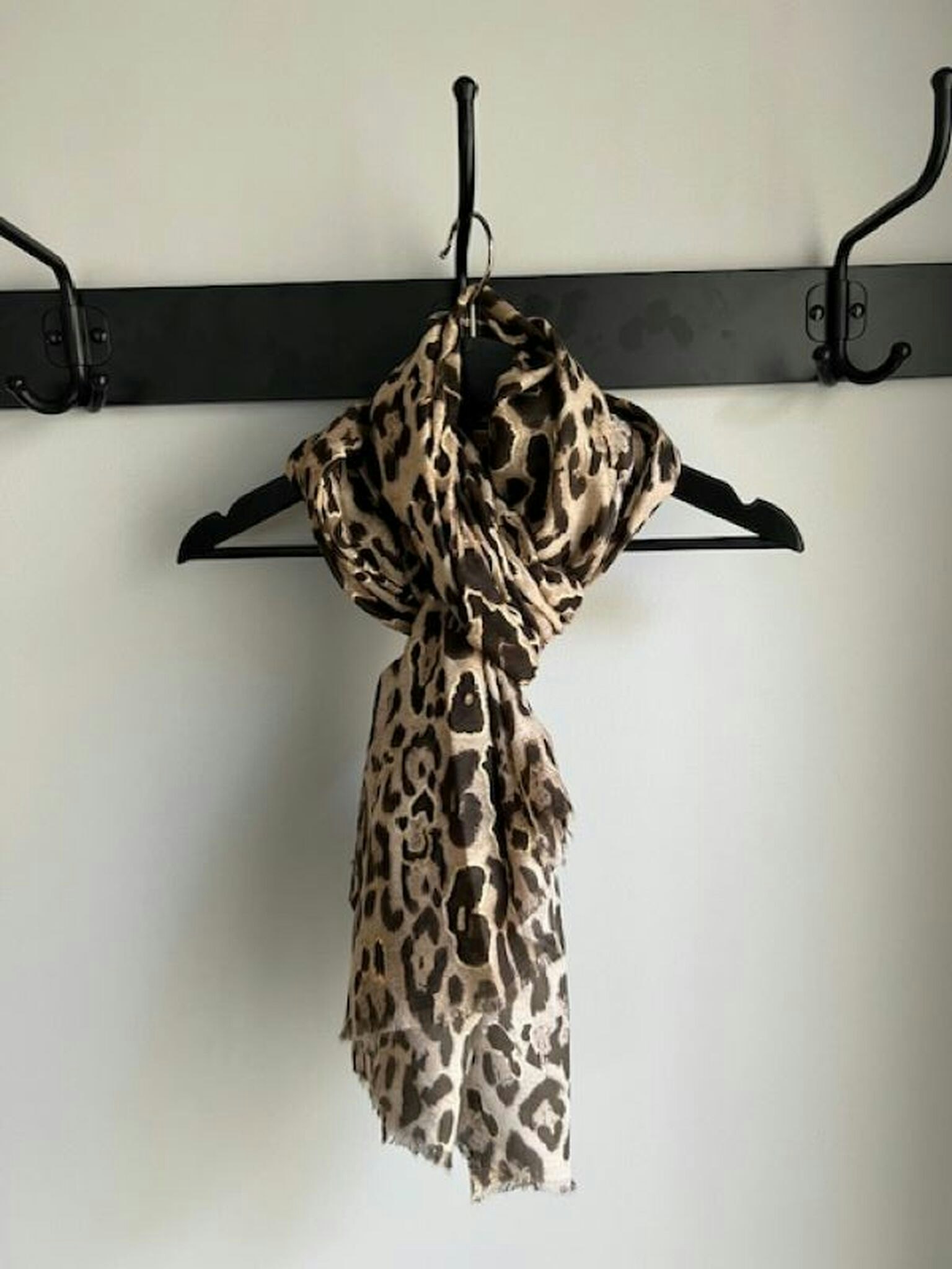 Sjal - Beige/Brun   (90x180 cm)