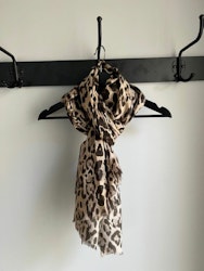 Sjal - Beige/Brun   (90x180 cm)