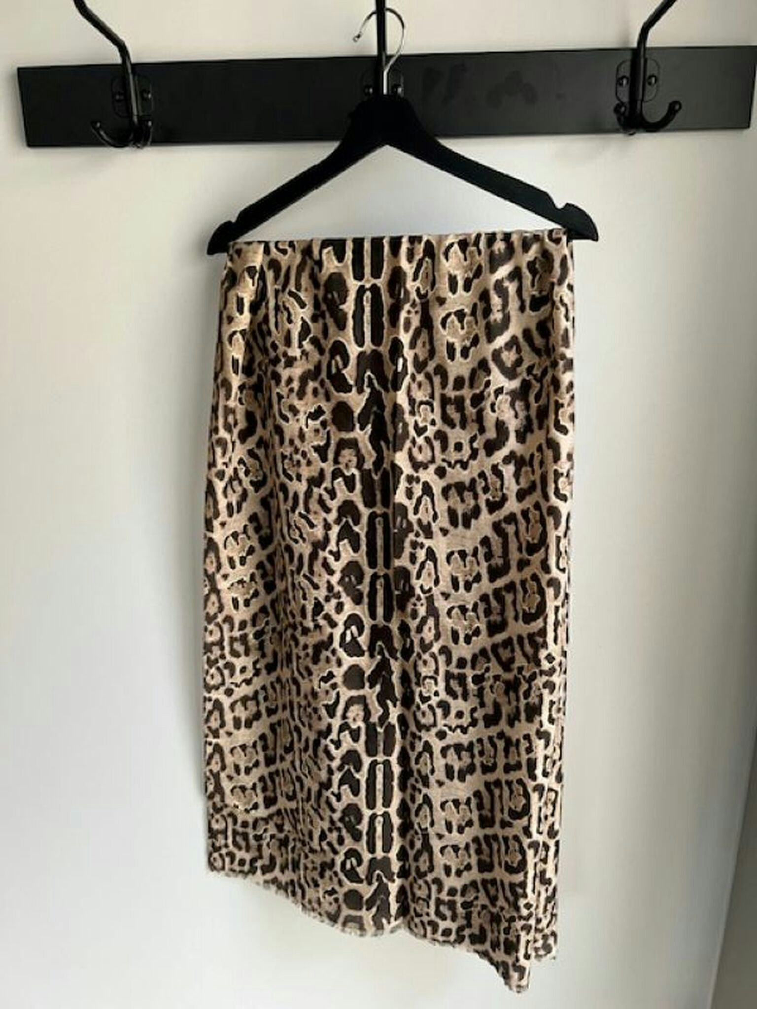 Sjal - Beige/Brun   (90x180 cm)