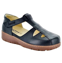 Cinnamon - Pella svart, extra bred sandal