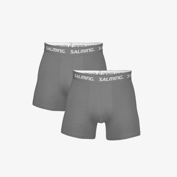 Salming NY DESIGN! - Cotton Boxer Grey- 2pack