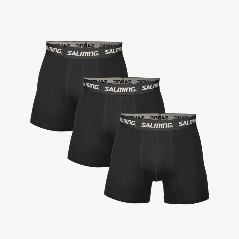 Salming NY DESIGN! 3-pack Cotton Boxer, black