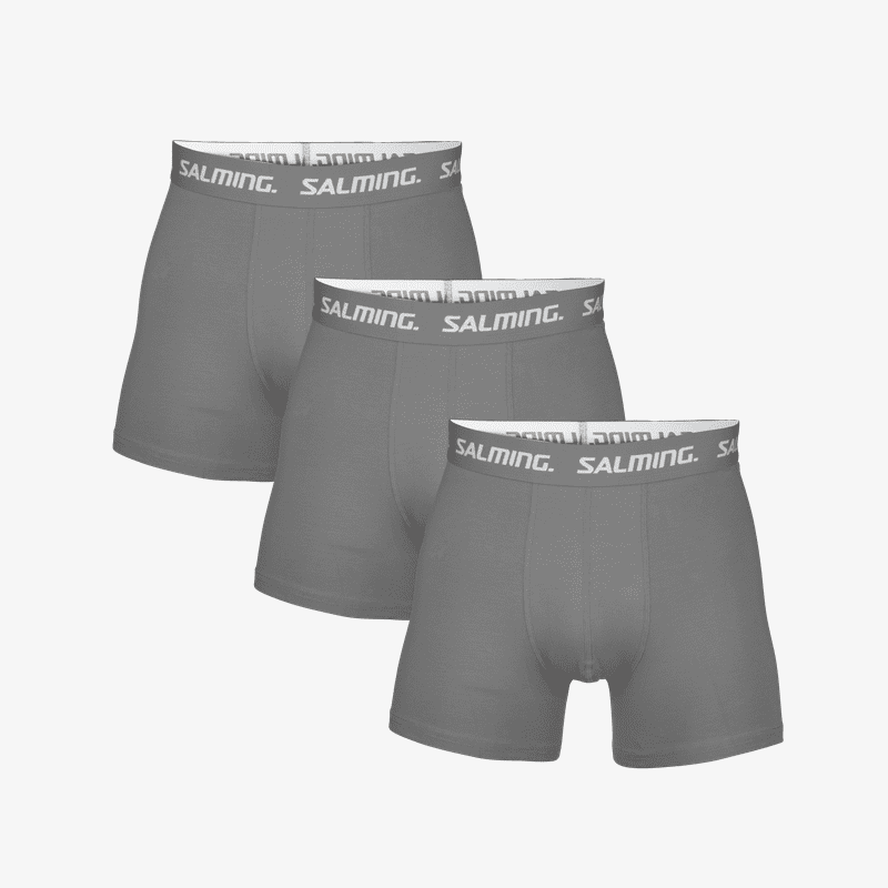 Salming NY DESIGN! 3-pack Cotton Boxer, grey