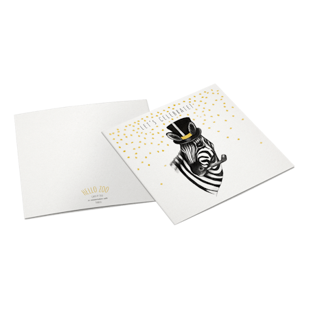 Hello Zebra – Let’s Celebrate!– Cards by Jojo