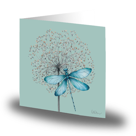 Blue Dragonfly – Cards by Jojo