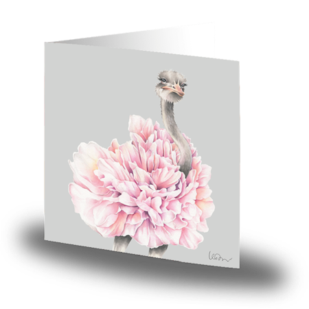 Prima Ostrich – Cards by Jojo