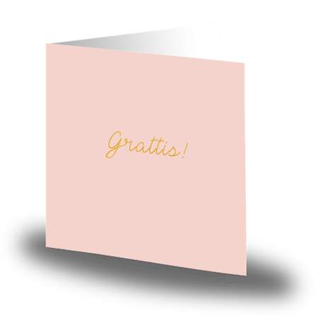 Nude Apricot – Grattis! – Cards by Jojo