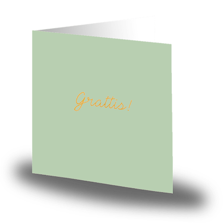 Dusty Green – Grattis! – Cards by Jojo